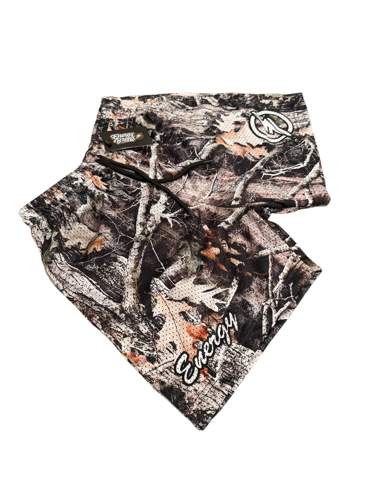 ENERGY BRAND MESH SHORTS (FOREST CAMO)