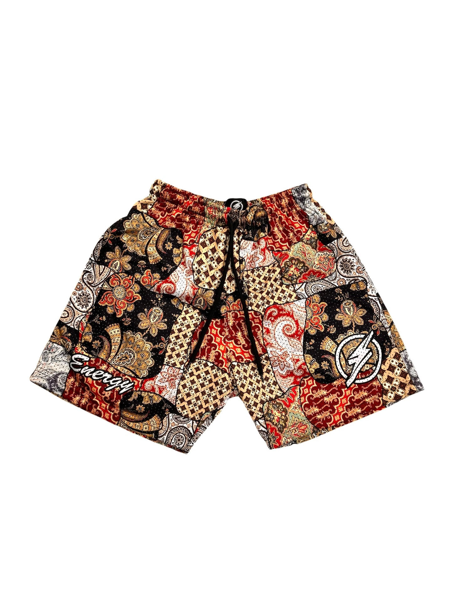 ENERGY BRAND MESH SHORTS (MULTI-PAISLEY)